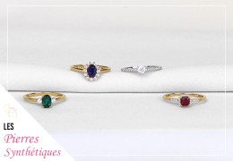 Pierres synthétiques et pierres naturelles